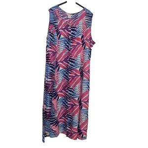 CW CLASSICS Vintage Sheer Lounge Dress Sz 2X